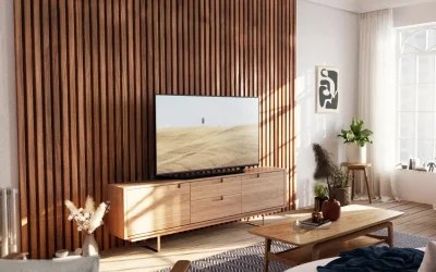 midcentury-modern-living-room-with-wood-slat-tv-accent-wall-sunny (2)